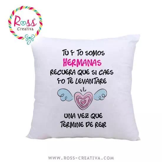 Funda Cojín Hermana Regalo Funda De Cojín 'Eres Increíble' Para Hermana - Regalo Motivacional, 45x45 Cm, Solo Funda Regalos Para Hermanas Originales